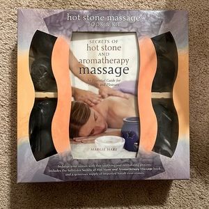 Brand new in sealed box Hot Stone Massage book and kit